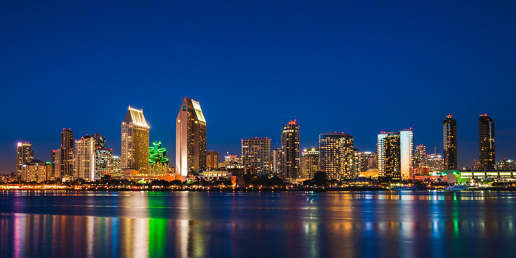 San Diego Skyline at Night